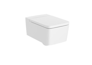 Roca Inspira Square Rimless muszla podwieszana biały mat