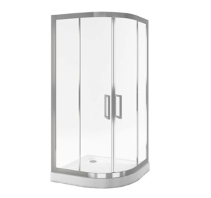 PROMOCJA Excellent Actima 600 Kabina półokrągła 90x90 cm chrom