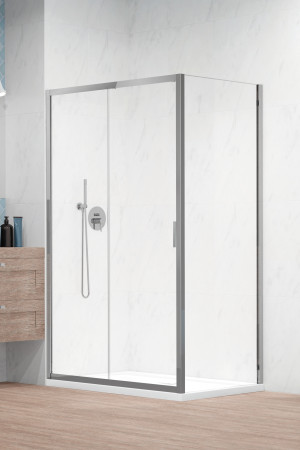 Radaway Alienta DWJ+S kabina prysznicowa 130 x 90 cm Chrom
