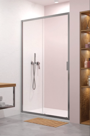 PROMOCJA Radaway Alienta DWJ Drzwi do wnęki 130 cm (128,5-131,5 cm) profil chrom