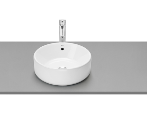 Roca Alter Round Umywalka nablatowa okrągła 39 cm b/o biała