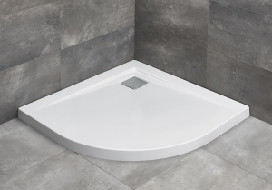 PROMOCJA Radaway Argos A Brodzik półokrągły 100x100 cm wys. 5,5 cm