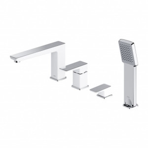 Omnires Parma Bateria wannowa 4-otworowa chrom/biały