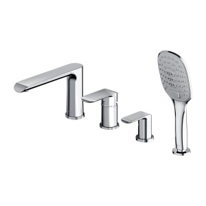 Omnires Sacramento Bateria wannowa 4- otworowa chrom