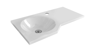 PROMOCJA Excellent Be Spot Umywalka wisząca/nablatowa 60 cm biała
