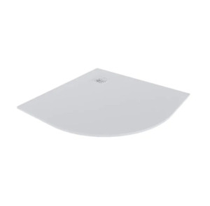 PROMOCJA Excellent Arda Brodzik kompozytowy 90x90 cm półokrągły biały