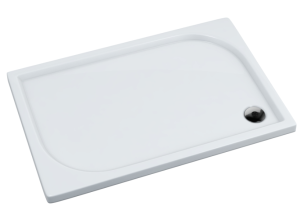 Schedline Canes Brodzik prostokątny 90x120 cm wys.5 cm biały