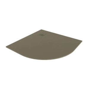 PROMOCJA Excellent Arda Brodzik kompozytowy 90x90 cm półokrągły cappucino