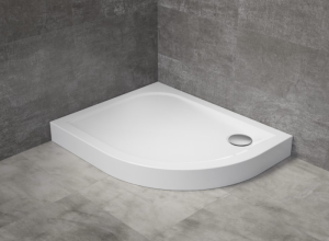 PROMOCJA Radaway Delos E Compact Brodzik asymetryczny z obudową 100x90 cm lewy