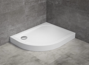 PROMOCJA Radaway Delos E Compact Brodzik asymetryczny z obudową 100x80 cm prawy
