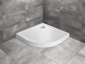 PROMOCJA Radaway Doros A Compact Stone Brodzik półokrągły z obudową 80x80 cm biały