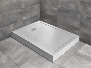 PROMOCJA Radaway Doros F Compact Stone Brodzik prostokątny z obudową 120x70 cm biały