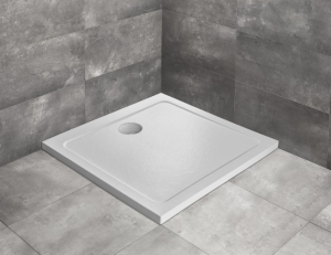 PROMOCJA Radaway Doros C Stone Brodzik kwadratowy 90x90x4,5 cm biały