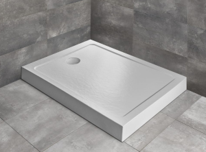 PROMOCJA Radaway Doros F Compact Stone Brodzik prostokątny 120x90x12 cm biały