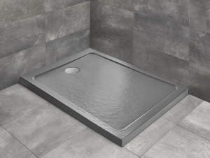 PROMOCJA Radaway Doros F Stone Brodzik prostokątny 100x70x5,5 cm antracyt