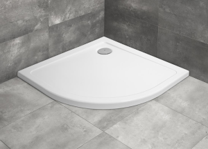 PROMOCJA Radaway Doros Plus A Brodzik półokrągły 90x90 cm wys. 4 cm