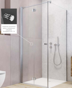 PROMOCJA Radaway EOS KDJ B Kabina prostokątna 100x80 cm lewa