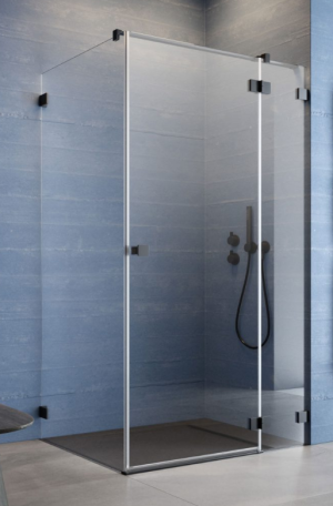 PROMOCJA Radaway Essenza Pro Black KDJ Kabina prostokątna drzwi prawe 100x80 cm czarny mat