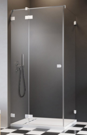PROMOCJA Radaway Essenza Pro White Kabina kwadratowa ze ścianką boczną 100Lx100 cm profil biały
