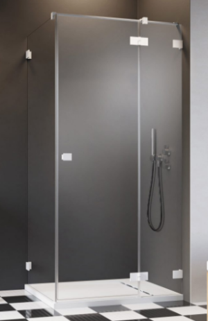 PROMOCJA Radaway Essenza Pro White KDJ Kabina prostokątna ze ścianką boczną 120Px80cm profil biały