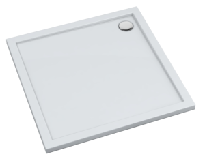 Schedline Schedpol Estima brodzik 90x90 kwadratowy biały