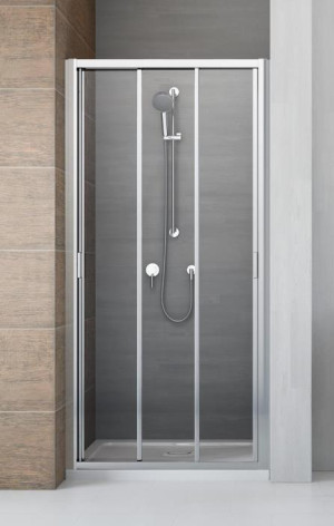 PROMOCJA Radaway Evo DW Drzwi prysznicowe do wnęki przesuwne 90 cm (87-91 cm) chrom