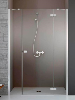PROMOCJA Radaway Fuenta DWJS Drzwi do wnęki ze ścianką 110 cm (108,5-111,5 cm) prawe
