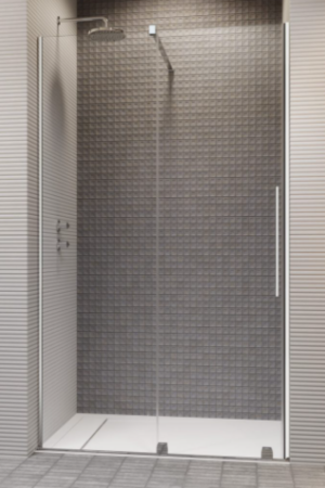PROMOCJA Radaway Furo DWJ Drzwi prysznicowe 100 cm lewe (99-100,8 cm) chrom