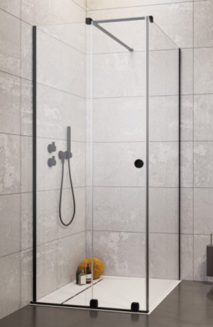 PROMOCJA Radaway Furo KDJ RH Kabina przesuwna front lewy 90x110 cm profil czarny