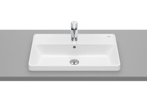 Roca Square Umywalka blatowa z/o z powłoką Supraglaze 60x39 cm