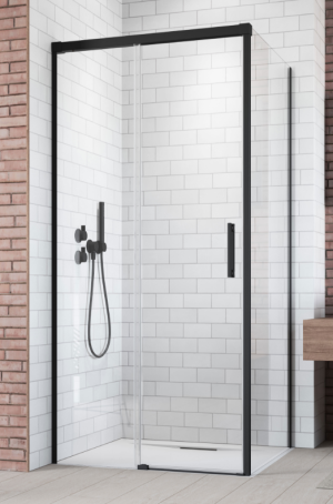 PROMOCJA Radaway Idea Black KDJ Kabina prostokątna 120L+80R cm profil czarny