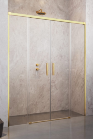PROMOCJA Radaway Idea DWD Drzwi do wnęki przesuwne 150 cm (148,5-151,5 cm) profil złoty