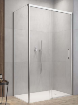 PROMOCJA Radaway Idea KDS Kabina przesuwna 100Rx100 cm profil chrom