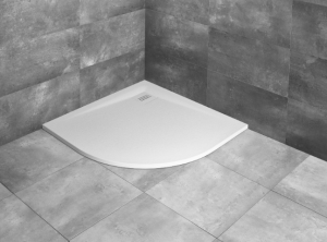 PROMOCJA Radaway Kyntos A Brodzik półokrągły 90x90 cm biały