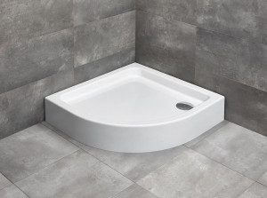 PROMOCJA Radaway LAROS A Compact Brodzik półokrągły 85x85 cm