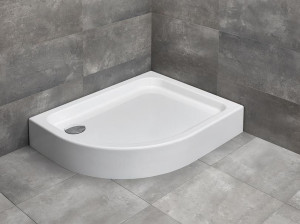PROMOCJA Radaway LAROS E Compact Brodzik asymetryczny 100x80 cm prawy