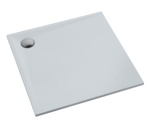 Schedline Libra SMOOTH WHITE Brodzik kwadratowy 80x80 cm wys. 3 cm biały