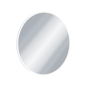 PROMOCJA EXCELLENT Lumiro lustro łazienkowe 100 cm okrągłe oświetlenie LED mata grzewcza, rama akrylowa