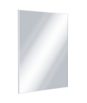 PROMOCJA Excellent Kuadro Lustro prostokątne 80x60 cm rama biały mat