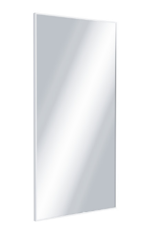 PROMOCJA Excellent Kuadro Lustro prostokątne 100x50 cm rama biały mat
