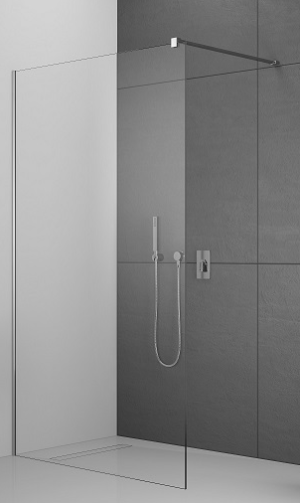 PROMOCJA Radaway Modo X II Ścianka prysznicowa Walk In 90 cm Chrom/Przejrzyste | 389294-01-01