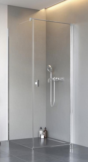 PROMOCJA Radaway Nes 8 KDJ I Kabina kwadratowa drzwi prawe+ścianka 90Px90 cm profil chrom