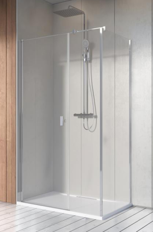 PROMOCJA Radaway Nes 8 KDS I Kabina prostokątna drzwi lewe 120Lx90 cm profil chrom