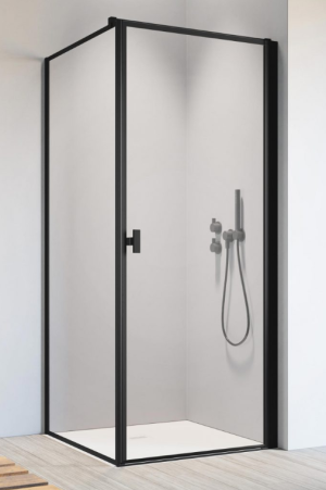 PROMOCJA Radaway Nes Black KDJ I Frame Kabina kwadratowa drzwi prawe 90Px90 cm profil czarny mat