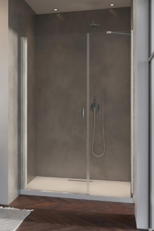 PROMOCJA Radaway Nes DWS Drzwi do wnęki 130 cm lewe (128-131cm) profil chrom