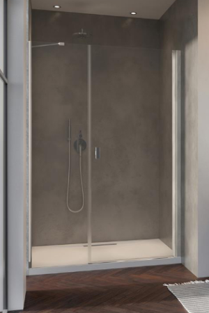 PROMOCJA Radaway Nes DWS Drzwi do wnęki 130 cm prawe (128-131cm) profil chrom