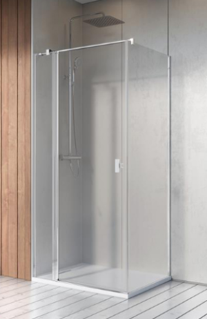 PROMOCJA Radaway Nes Kdj II Kabina prostokątna drzwi lewe 120Lx80 cm profil chrom