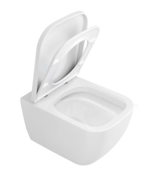 PROMOCJA Excellent Ness Miska WC wisząca flash-rim z deską