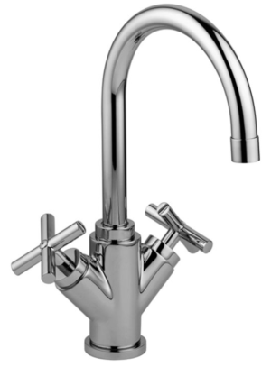 Paffoni Quattro Bateria umywalkowa z korkiem chrom