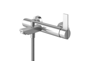 Kohlman Dexame bateria wannowo-prysznicowa natynkowa 2-otworowa solo 12,5 cm